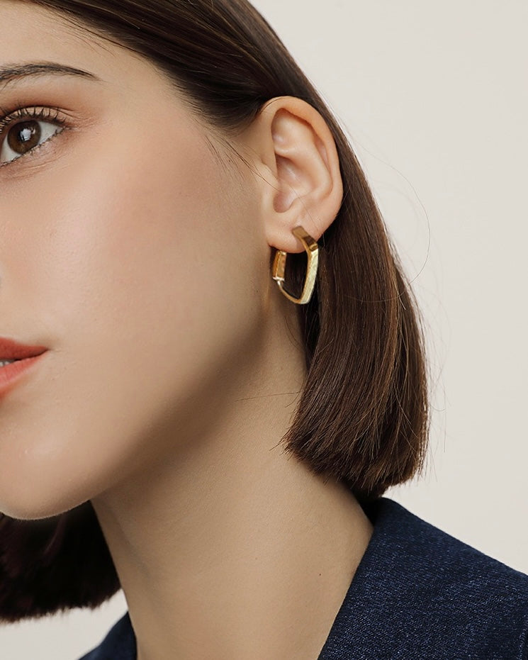Geometric Statement Earrings