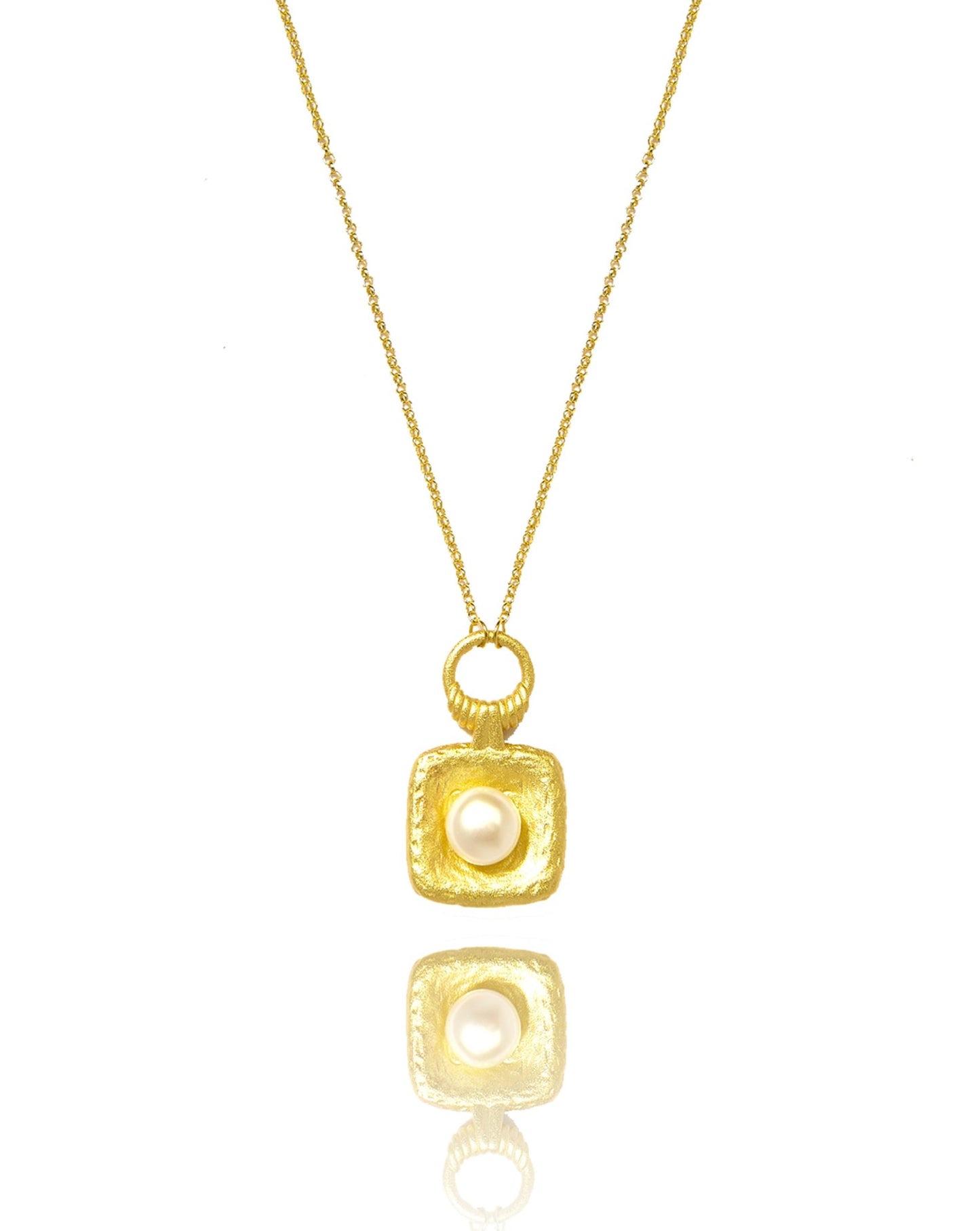 Pearl Pod Gold Vermeil Necklace