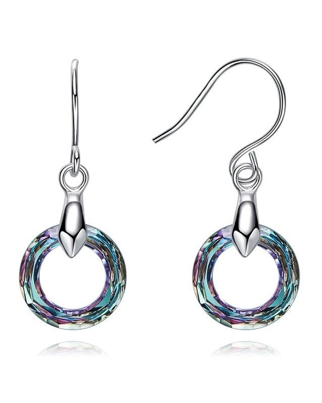 Vibrant Crystal Cascade Earrings