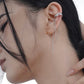 Unique Silver Chain Ear Cuff