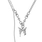 Cool Butterfly Pendant Chain Necklace Unisex
