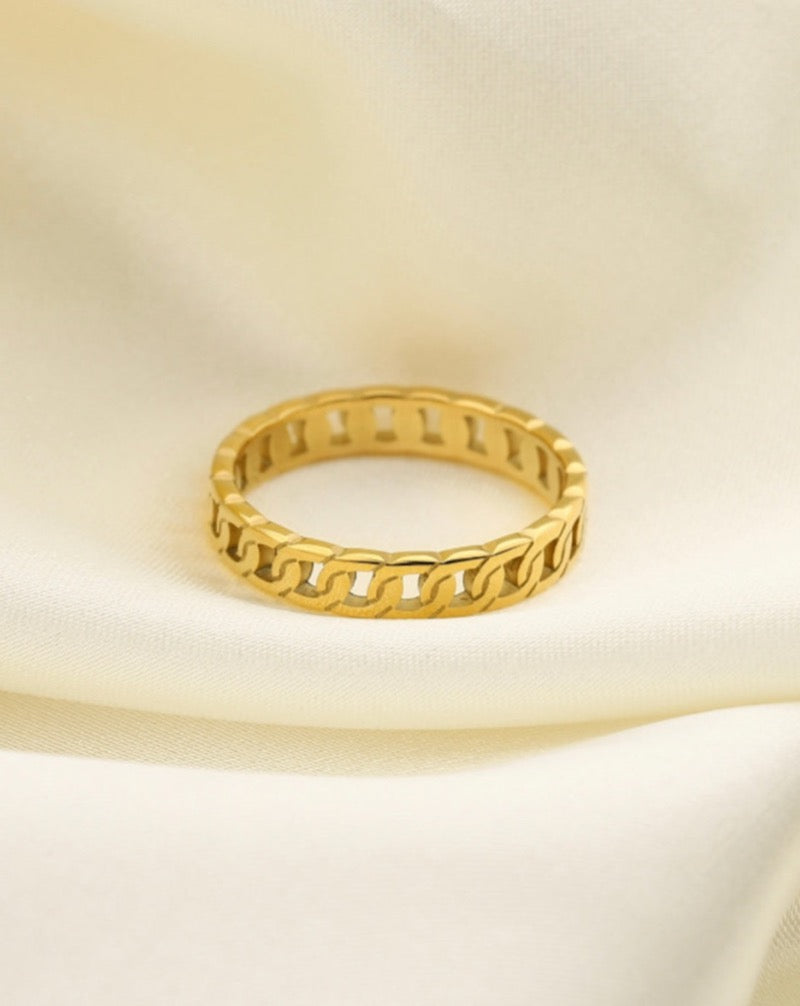 18k Gold Plated Stacker Ring