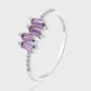 Purple Zircon Silver Ring