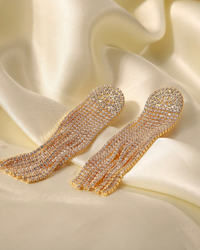 Elegant Zircon Party Queen Earrings