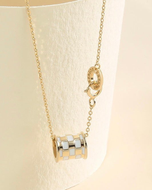Chessboard Necklace