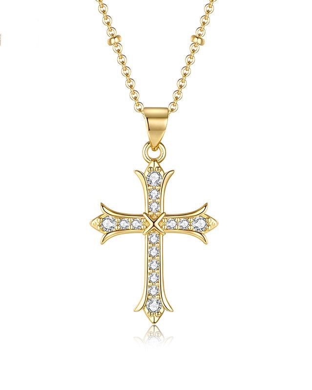 Cross Vermeil Necklace