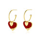 Valentine Double Heart Earrings
