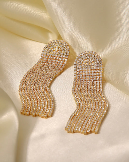 Elegant Zircon Party Queen Earrings