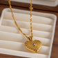 Play Heart Gold Plated Necklace