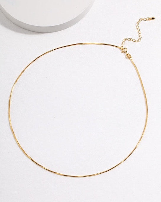 Snake Chain Gold Vermeil Necklace